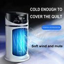 Portable Air Cooler Household Dormitory Office Desktop Humidification Electric Fan USB Multifunctional Timing Air Conditioner